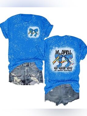 In April We Wear Blue T-Shirt